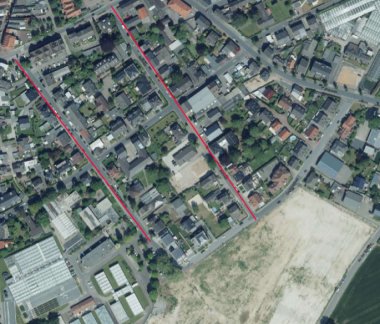 Aufwertung Bahnstraße und Hans Tenhaeff Straße