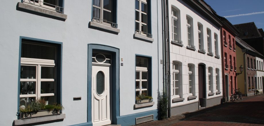 Blick auf die Altstadt Straelen - hier Mühlenstraße