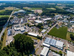Luftbild Gewerbegebiet Zand