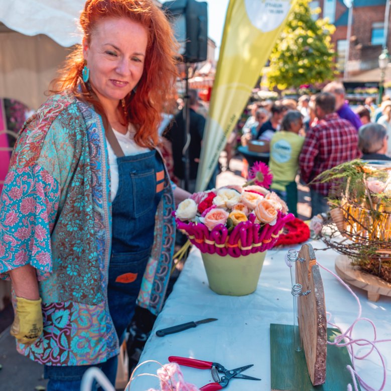 Frühlingsblumenmarkt