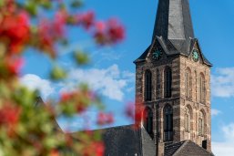 Blick auf dem Kirchturm von Straelen