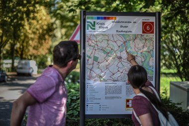 Knotenpunkttafel im Kreis Kleve Knotenpunkttafel im Kreis Kleve