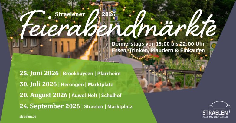 Feierabendmärkte 2026