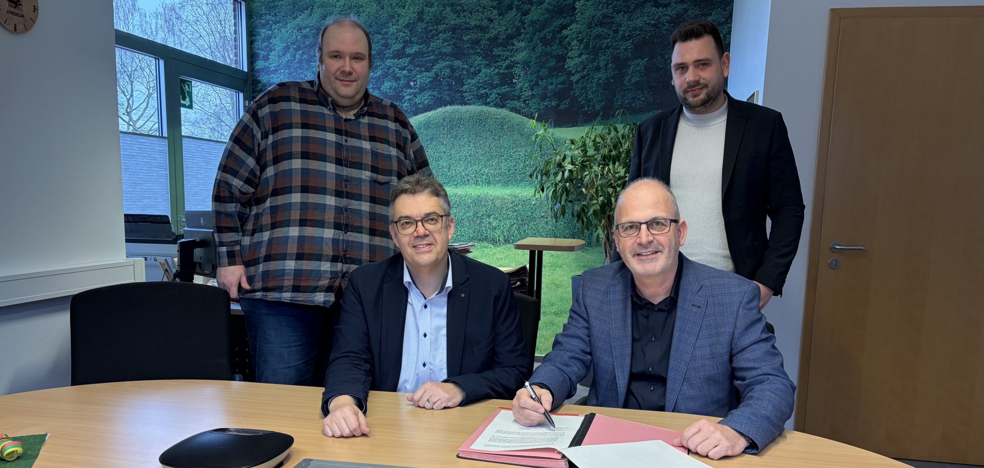 Vertragsunterzeichnung KOD Issum & Straelen