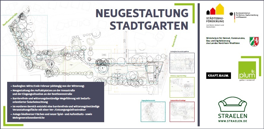 Start Neugestaltung Stadtgarten