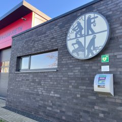 AED Feuerwehrhaus Rieth Damm Brüxken