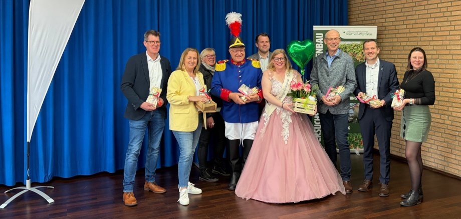 Besuch der Spargelprinzessin