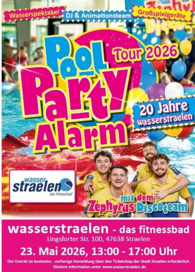 Poolparty Wasserstraelen
