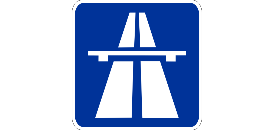 Verkehrsschild Autobahn